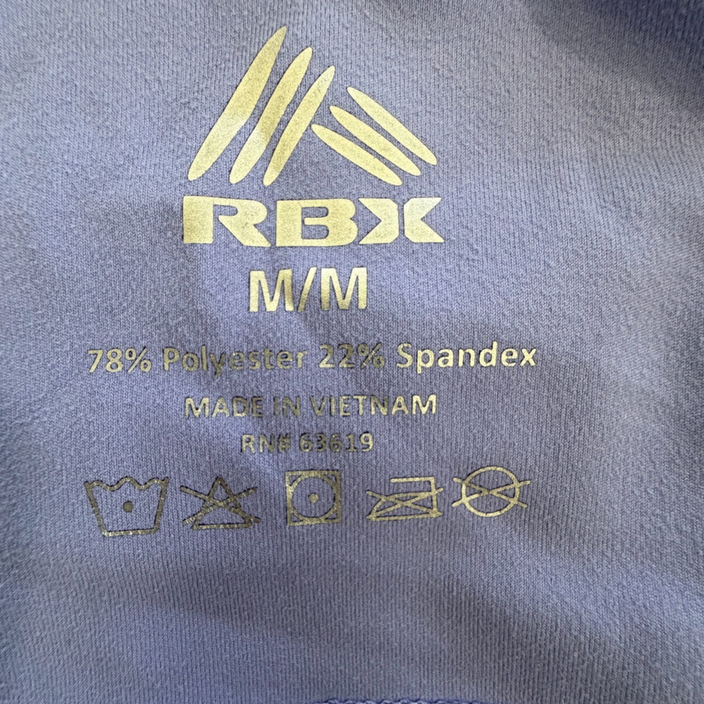 RBX Athletic Biker Shorts Lavender size M - Picture 2 of 10
